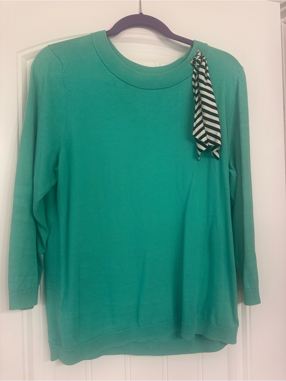 Talbots Teal Crewneck Sweater